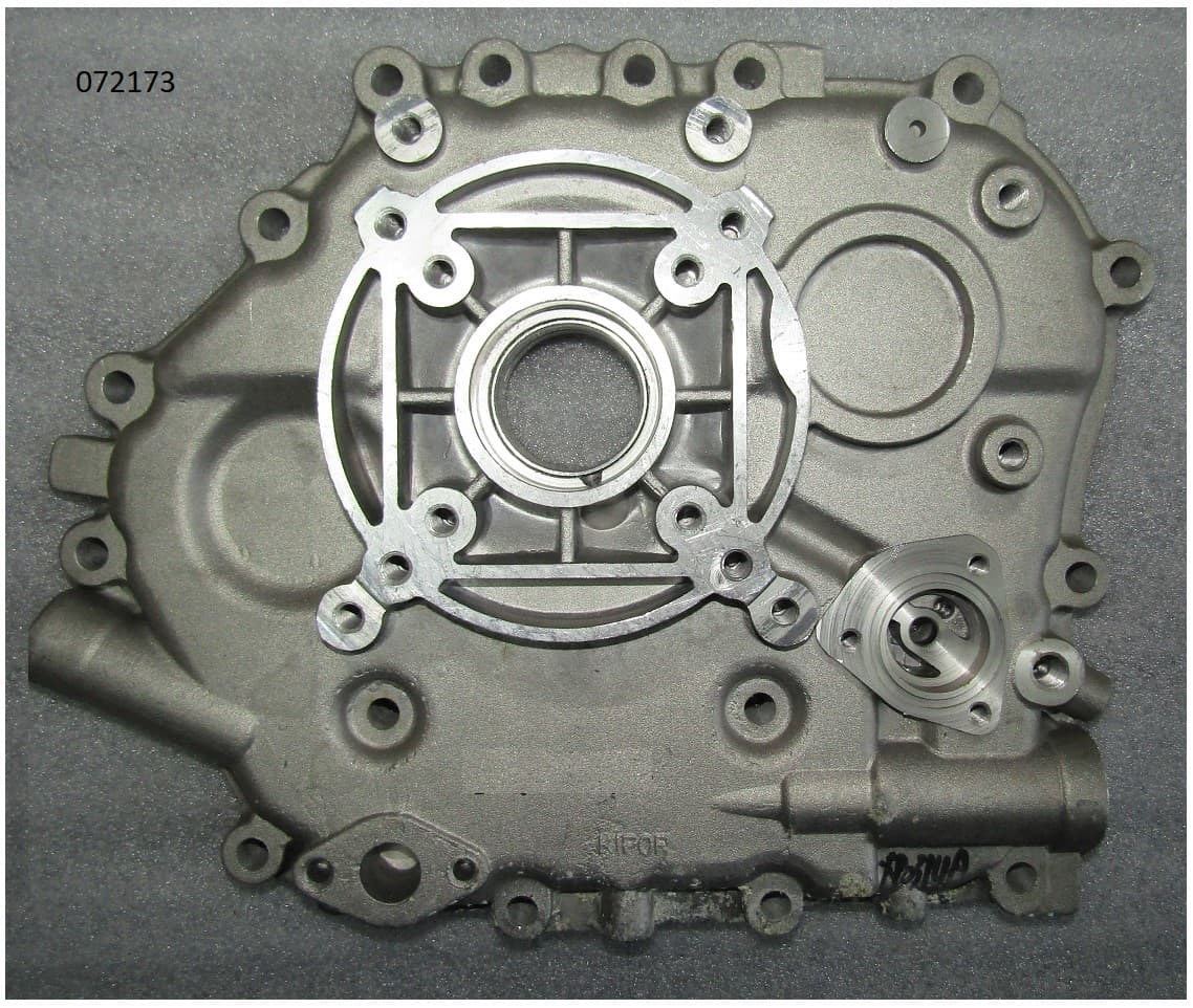 Крышка блока цилиндра задняя KM186F / Crankcase cover (KM186F-01016a)