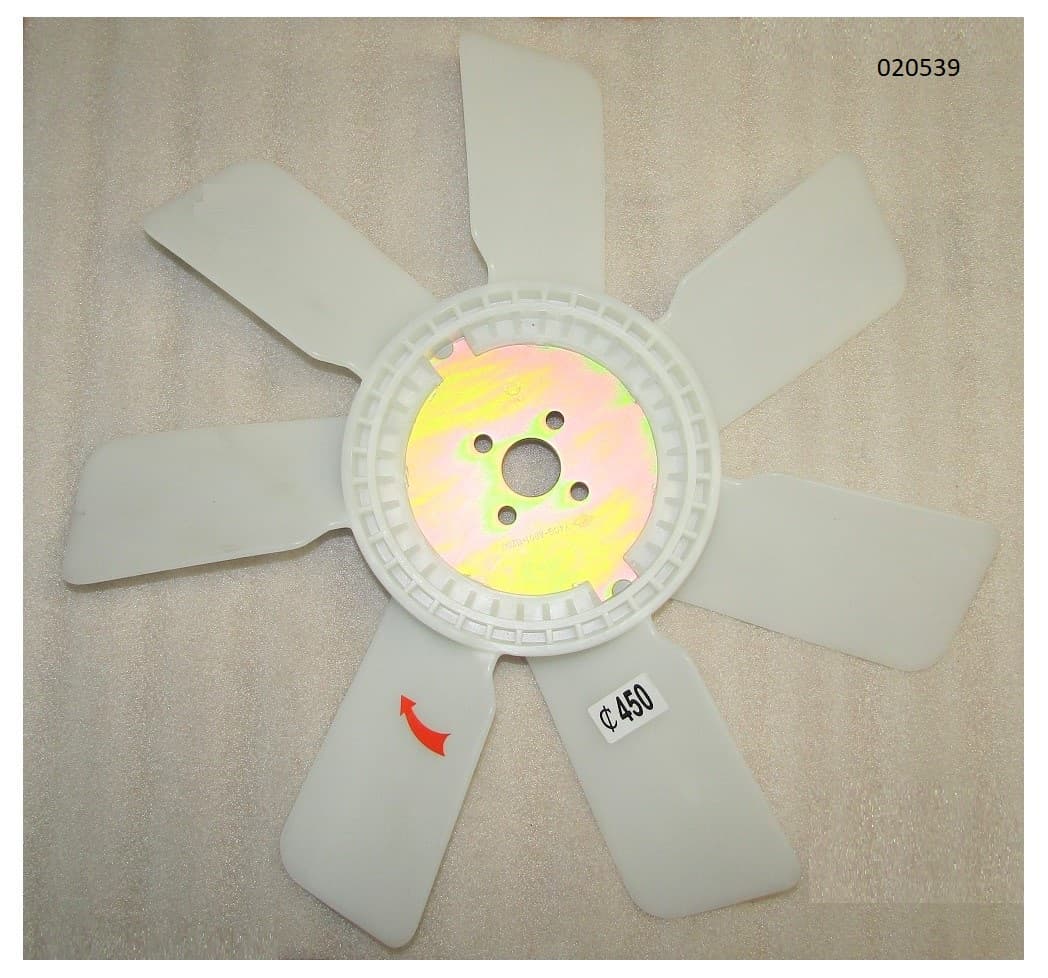 Крыльчатка вентилятора (D=450/7) TDQ 38 4L / Fan