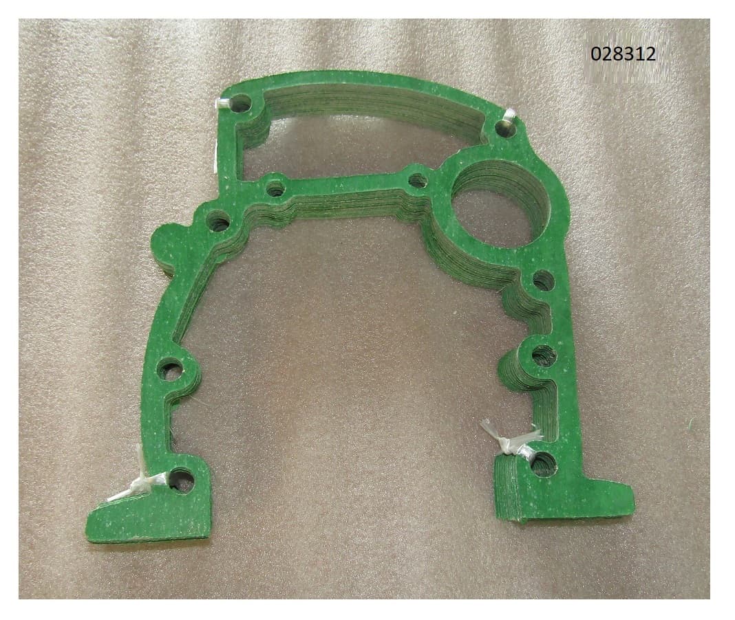 Прокладка картера маховика Ricardo Y485BZD; TDK 22 4L/Flywheel housing gasket